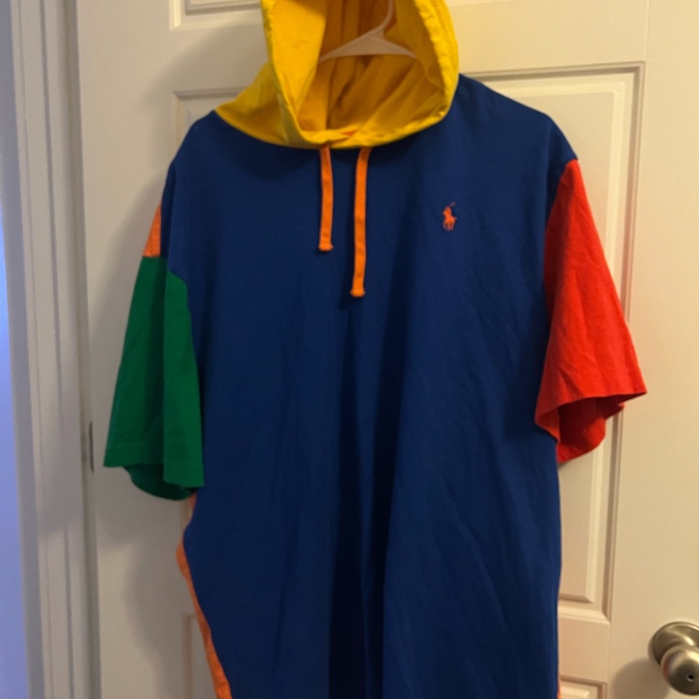 Polo Ralph Lauren Orange and Yellow Hoodie